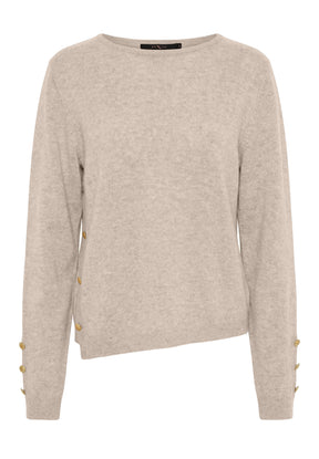 BTFCPH BTFINNA Cashmere Pullover Pullovers Sand Melange