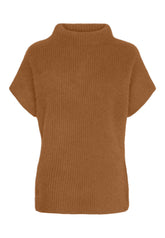 BTFCPH BTFISABELLE Cashmere strik med vaskebjørnsgarn Pullovers Beige