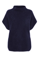 BTFCPH BTFISABELLE Cashmere strik med vaskebjørnsgarn Pullovers Blå