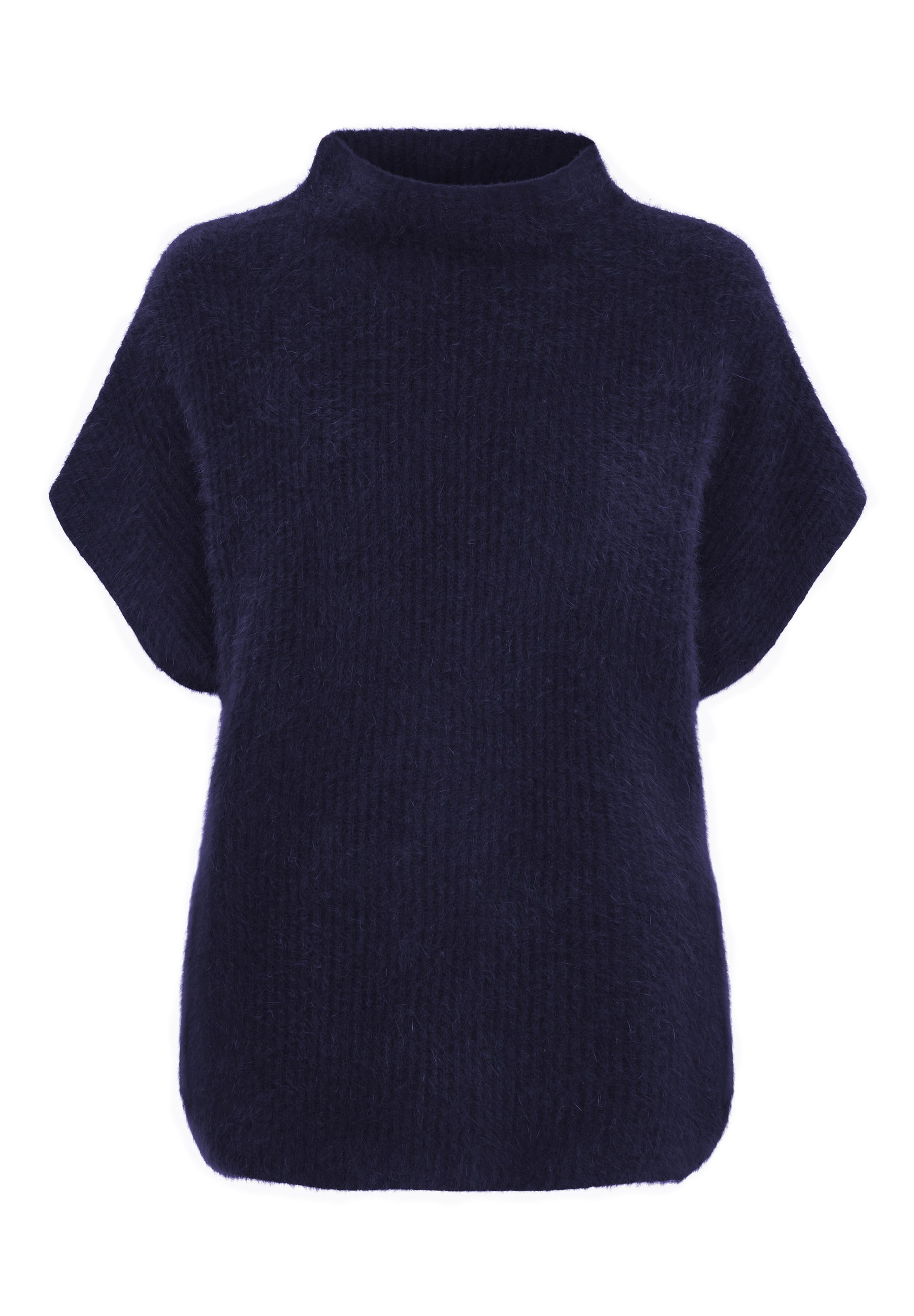 BTFCPH BTFISABELLE Cashmere strik med vaskebjørnsgarn Pullovers Blå