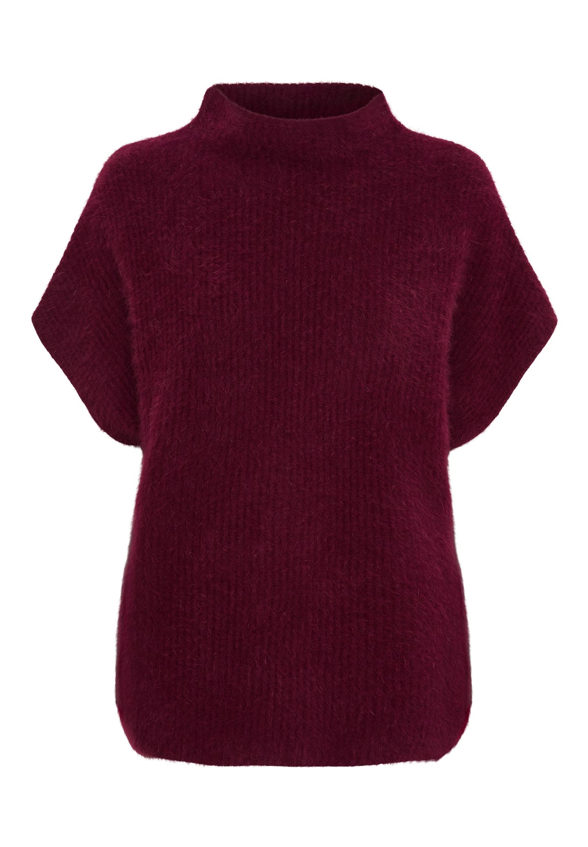 BTFCPH BTFISABELLE Cashmere strik med vaskebjørnsgarn Pullovers Rød