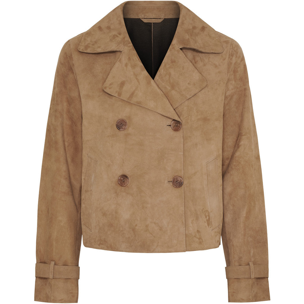 BTFCPH BTFJOLIE Jakke i ruskind Jakker Beige