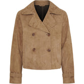 BTFCPH BTFJOLIE Jakke i ruskind Jakker Beige