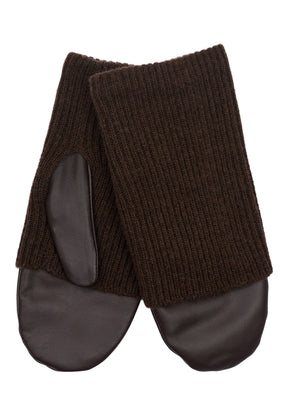 BTFCPH BTFJOSEFINE Leather Mittens Handsker Brun