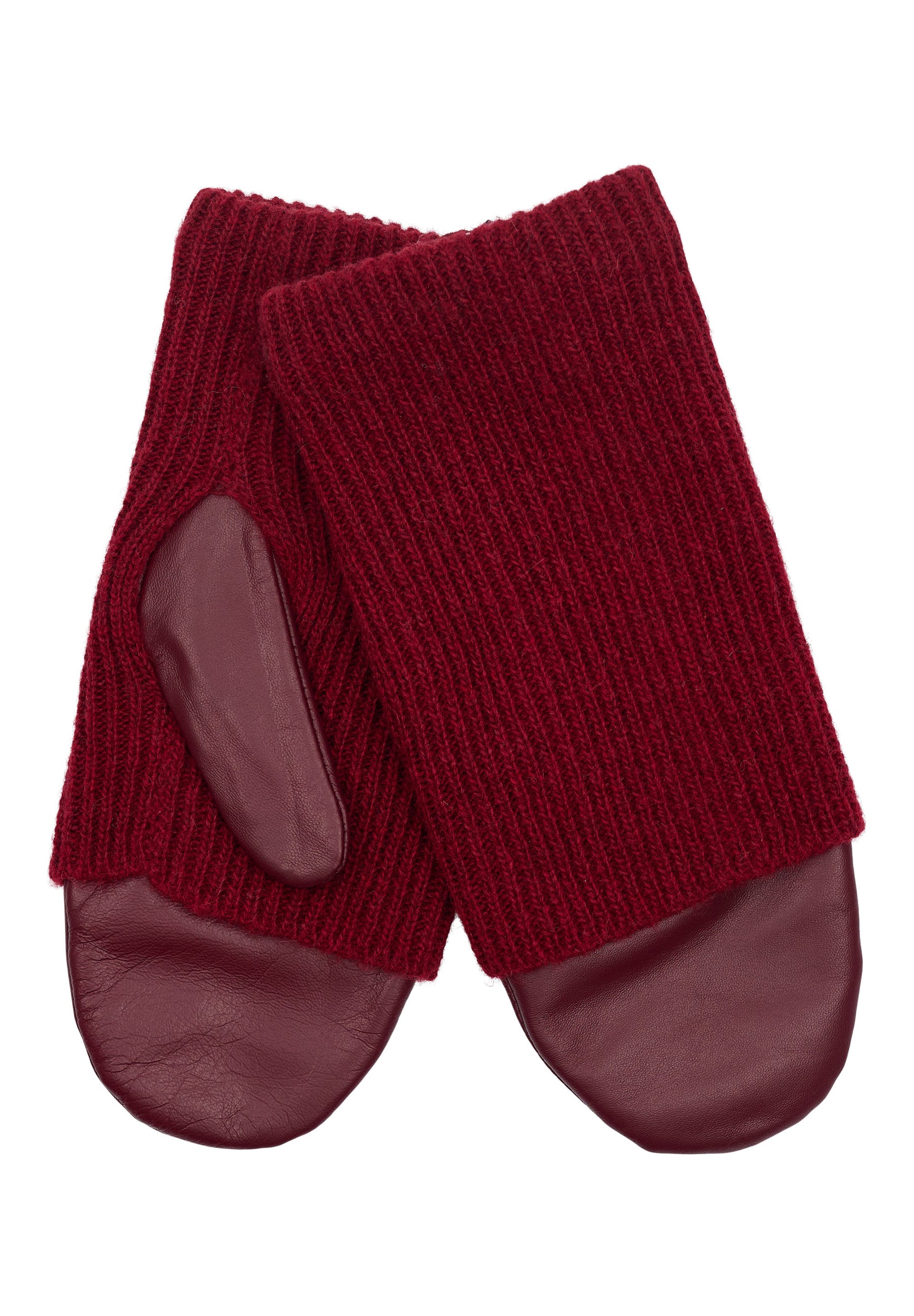 BTFCPH BTFJOSEFINE Leather Mittens Handsker Rød