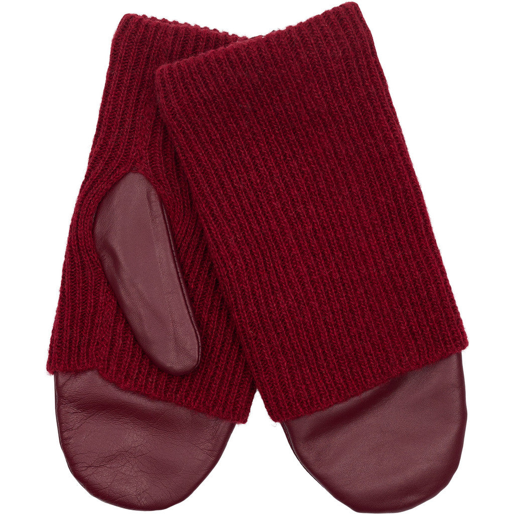 BTFCPH BTFJOSEFINE Leather Mittens Handsker Rød