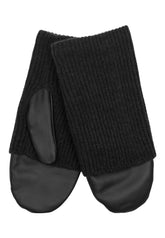 BTFCPH BTFJOSEFINE Leather Mittens Handsker Sort