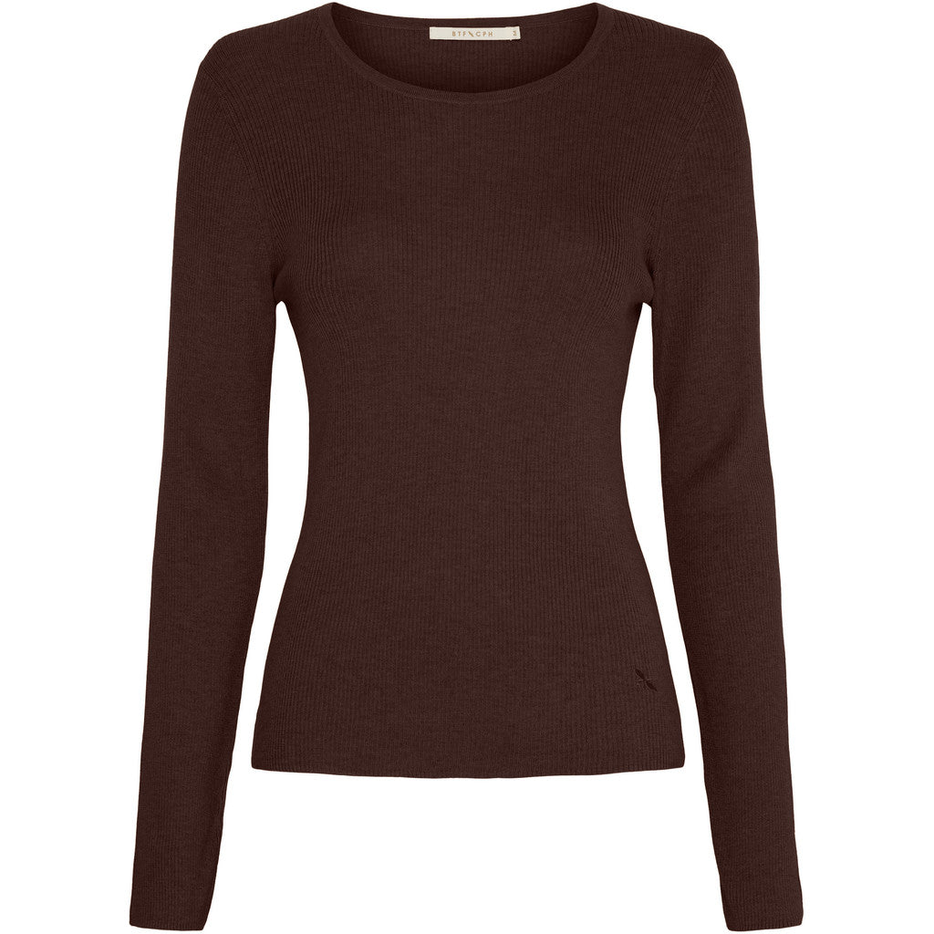 BTFCPH BTFJOSEFINE Silk Top Tops Brun