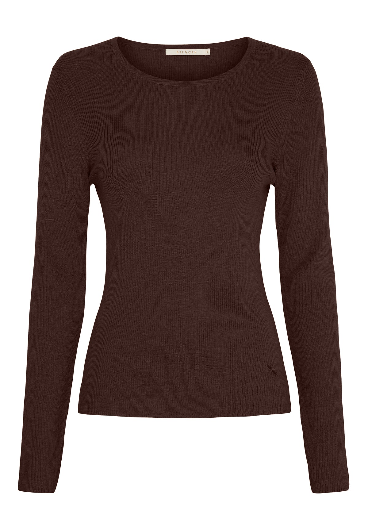 BTFCPH BTFJOSEFINE Silk Top Tops Brun