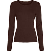 BTFCPH BTFJOSEFINE Silk Top Tops Brun