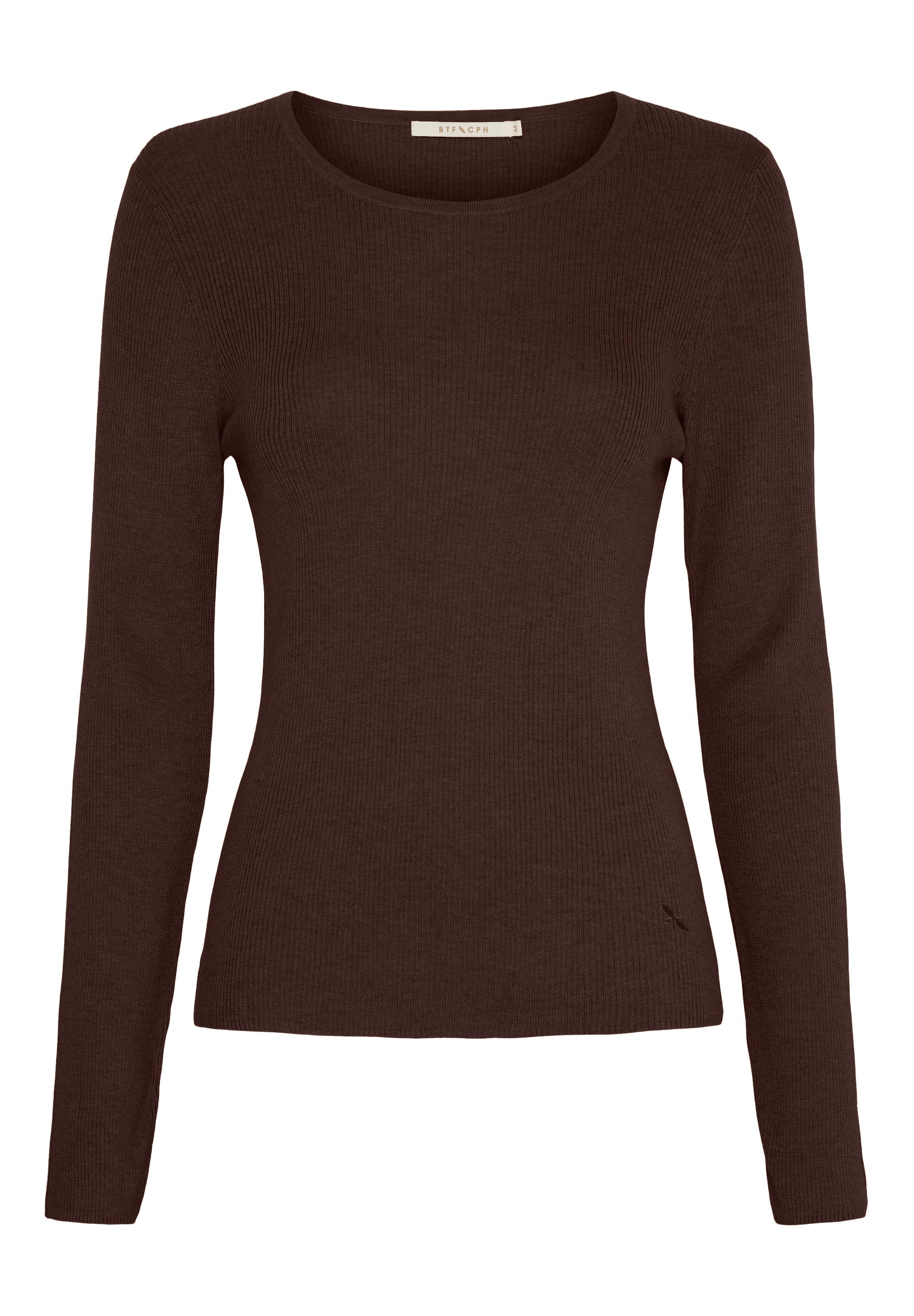 BTFCPH BTFJOSEFINE Silk Top Tops Brun