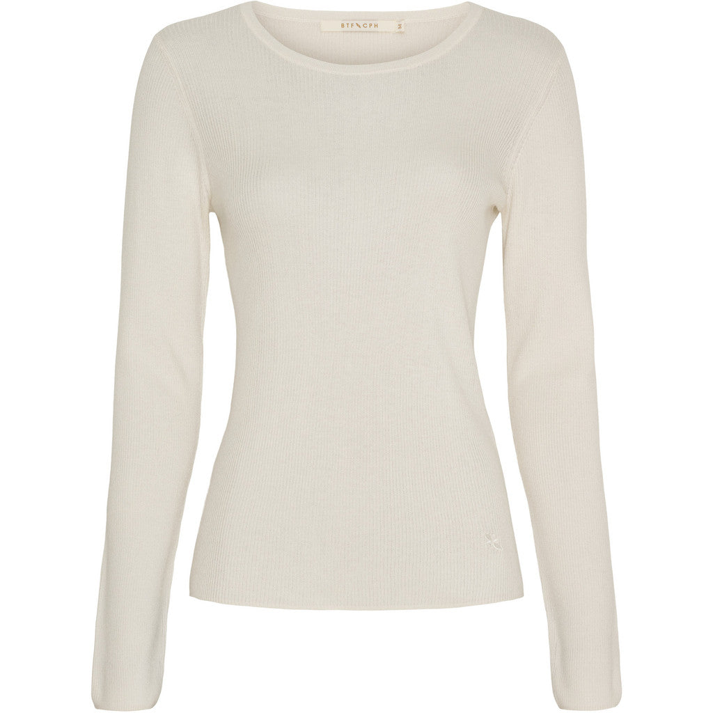 BTFCPH BTFJOSEFINE Silk Top Tops Hvid