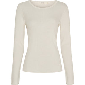 BTFCPH BTFJOSEFINE Silk Top Tops Hvid