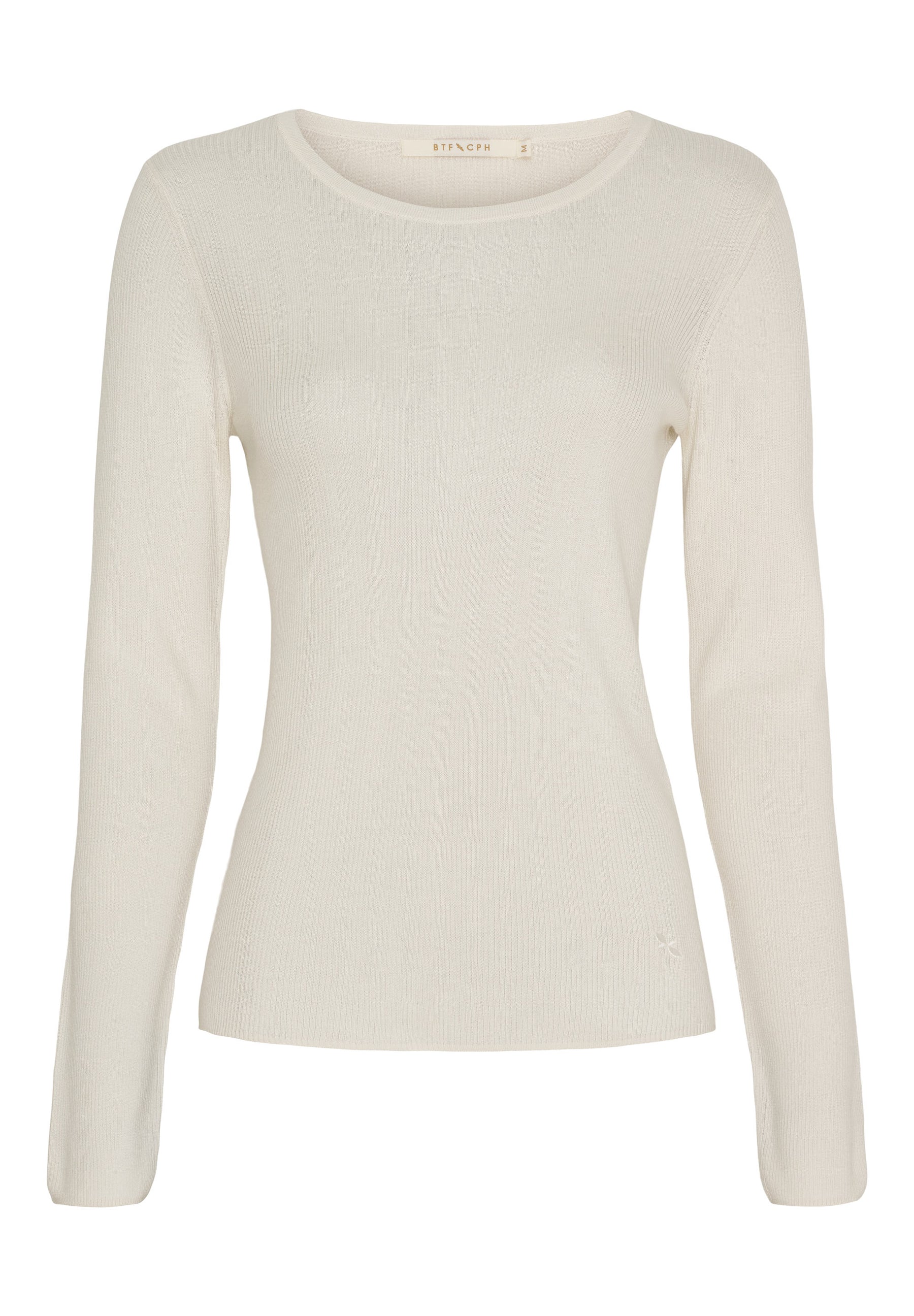 BTFCPH BTFJOSEFINE Silk Top Tops Hvid