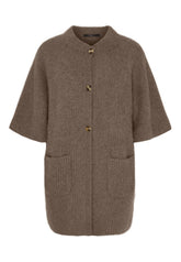 BTFCPH BTFKAROLINE Cardigan i vaskebjørnsgarn Cardigans Brun
