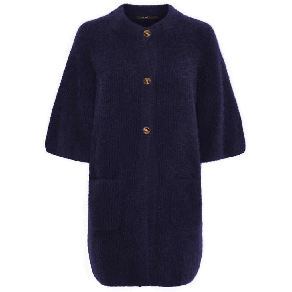 BTFCPH BTFKAROLINE Raccoon Cardigan Cardigans Blå