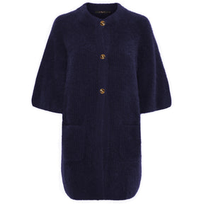 BTFCPH BTFKAROLINE Raccoon Cardigan Cardigans Blå