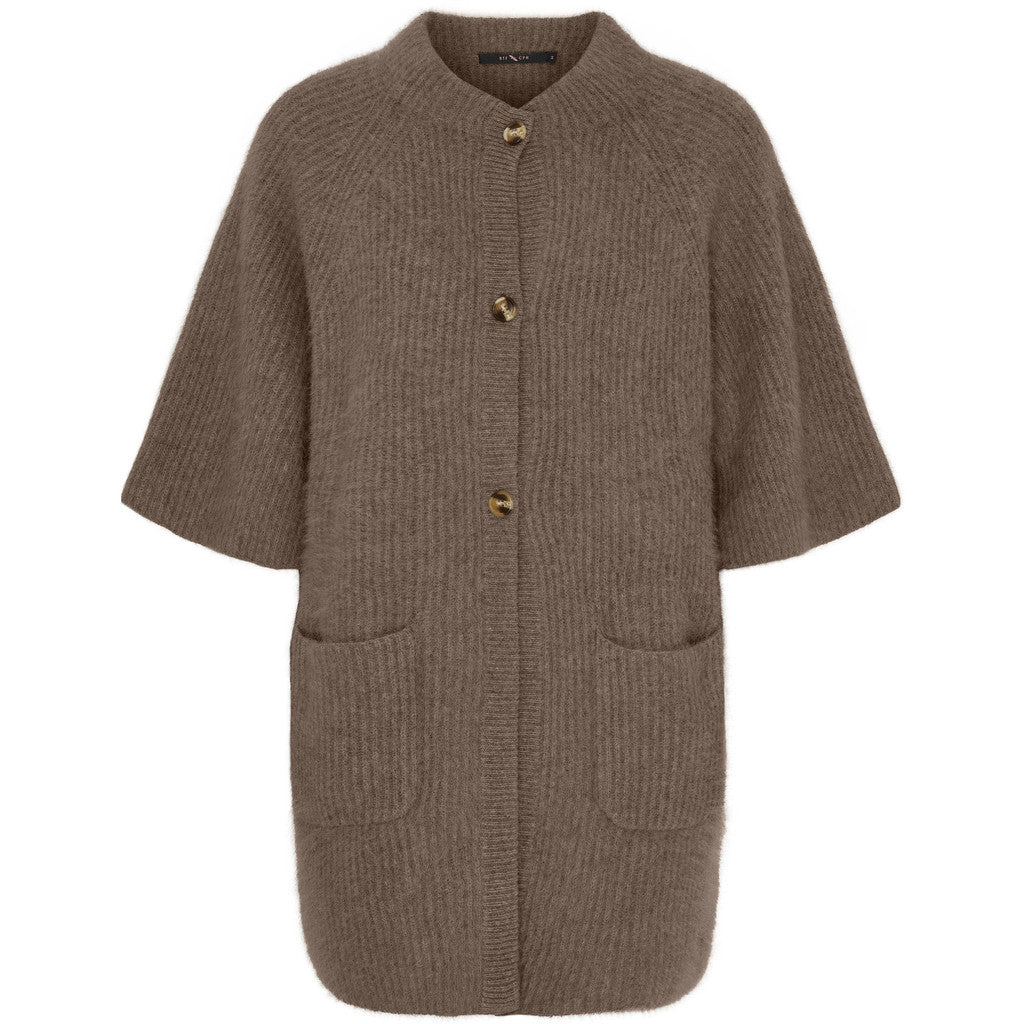 BTFCPH BTFKAROLINE Raccoon Cardigan Cardigans Brun