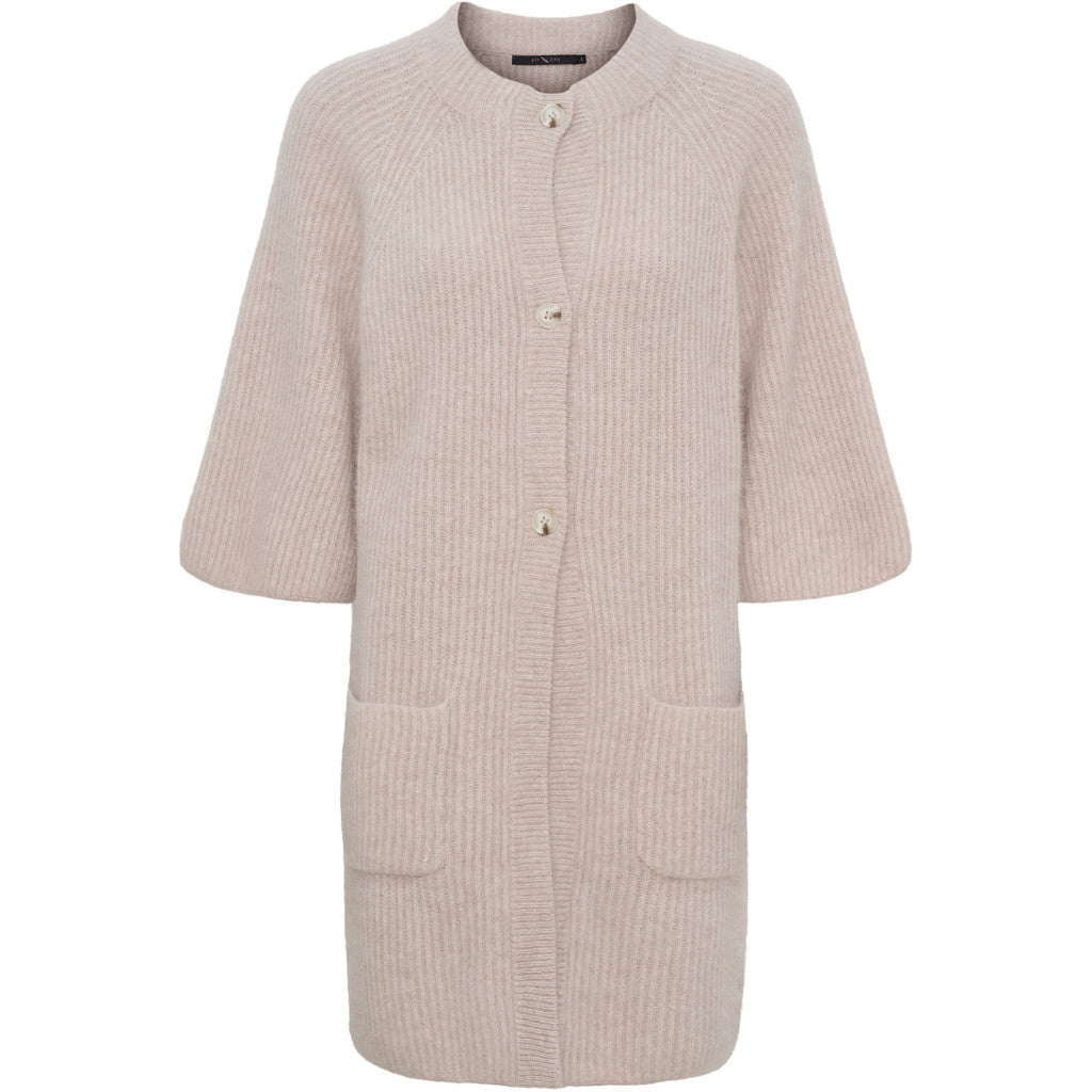BTFCPH BTFKAROLINE Raccoon Cardigan Cardigans Light Beige