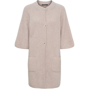 BTFCPH BTFKAROLINE Raccoon Cardigan Cardigans Light Beige