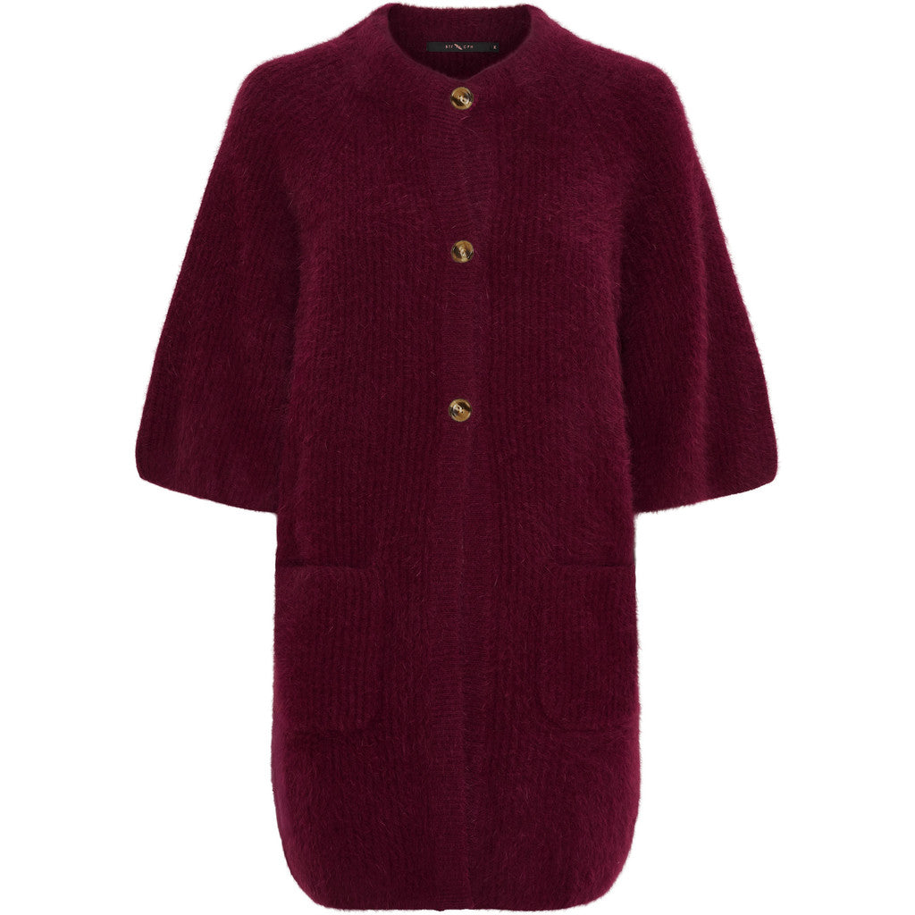 BTFCPH BTFKAROLINE Raccoon Cardigan Cardigans Rød