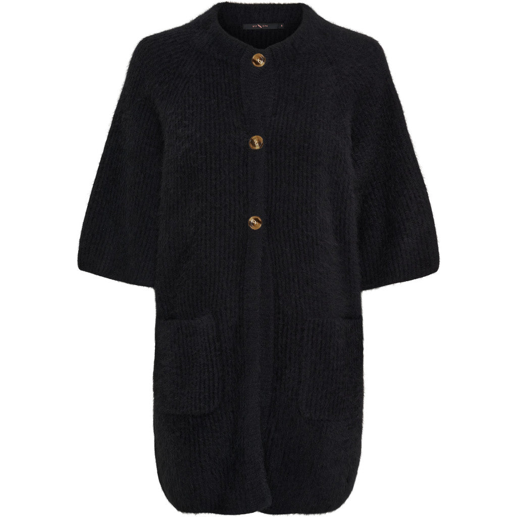 BTFCPH BTFKAROLINE Raccoon Cardigan Cardigans Sort