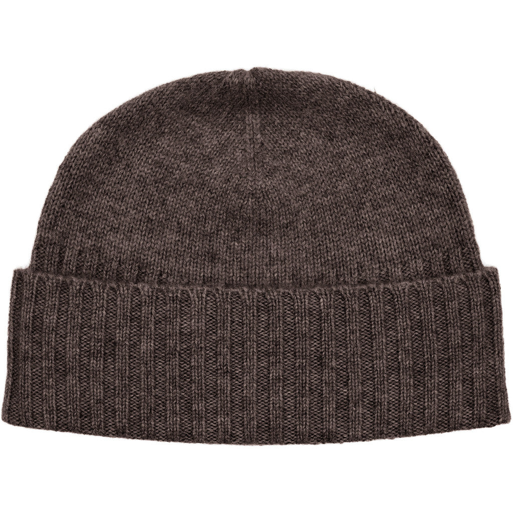BTFCPH BTFLUNA Pure Cashmere Beanie Hatte Dark Brown Melange