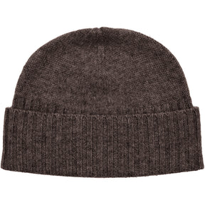 BTFCPH BTFLUNA Pure Cashmere Beanie Hatte Dark Brown Melange