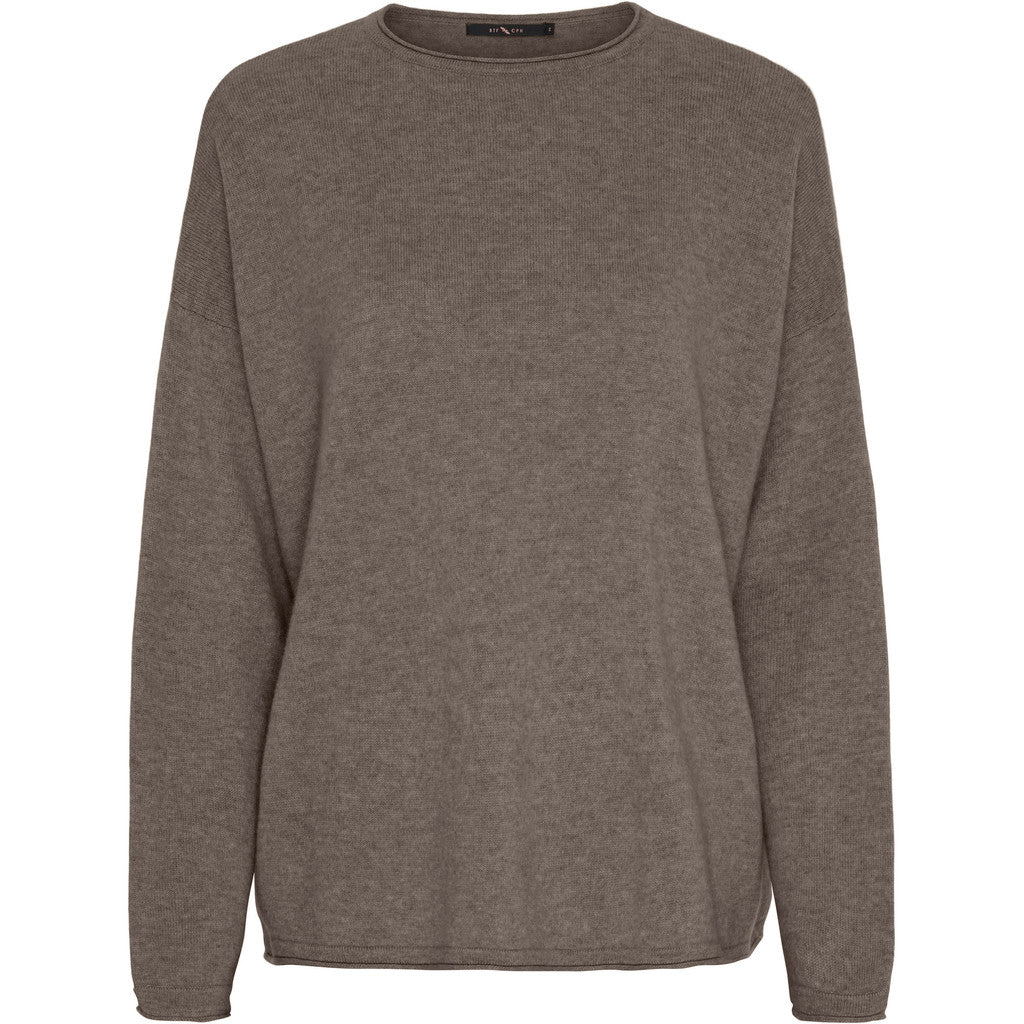 BTFCPH BTFLYRA Cashmere Pullover Pullovers Ash Brown Melange