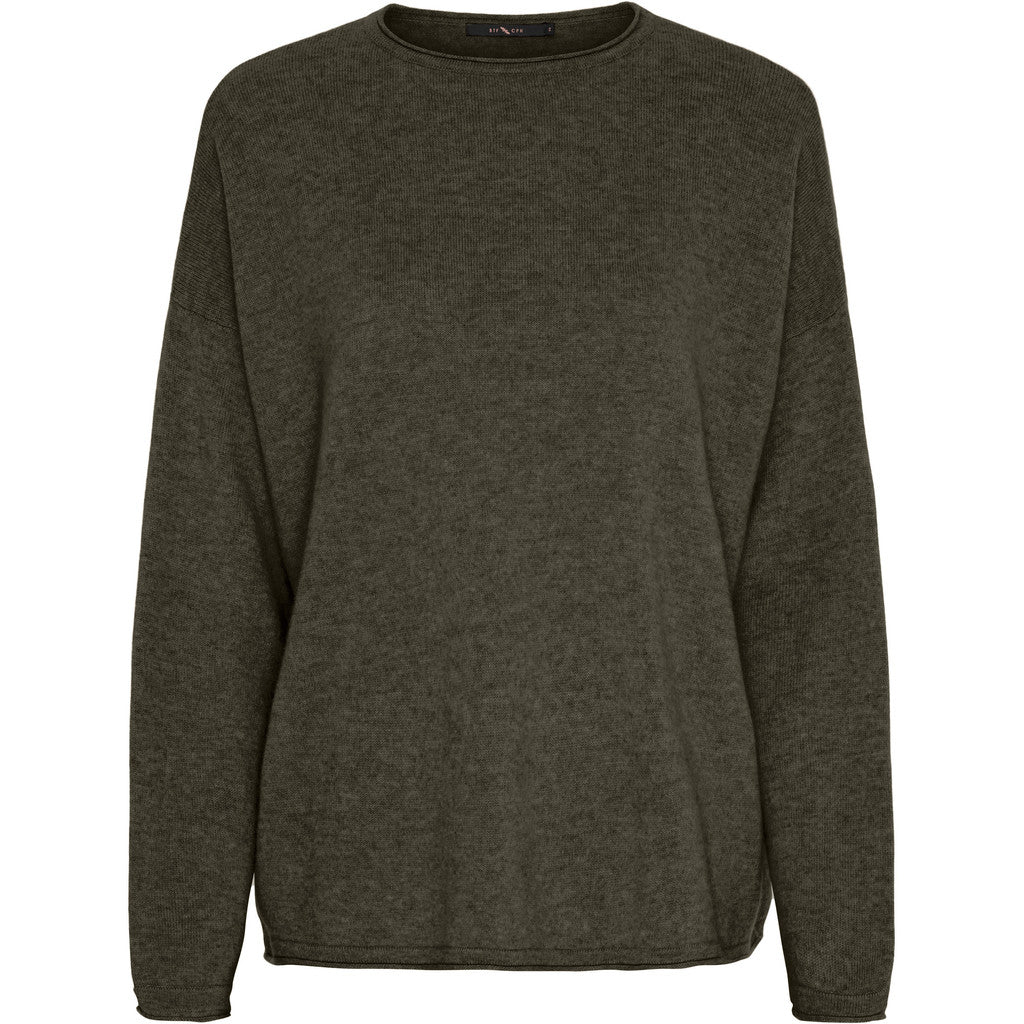 BTFCPH BTFLYRA Cashmere Pullover Pullovers Dark Army Melange
