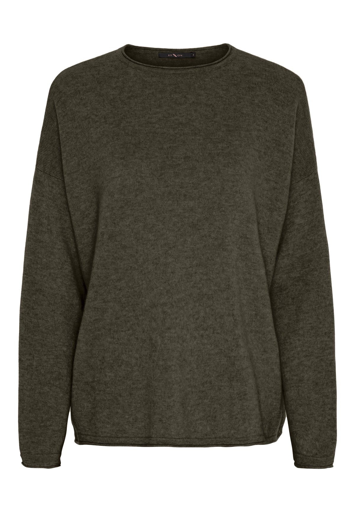 BTFCPH BTFLYRA Cashmere Pullover Pullovers Dark Army Melange