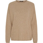BTFCPH BTFLYRA Cashmere Pullover Pullovers Light Camel Melange