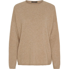 BTFCPH BTFLYRA Cashmere Pullover Pullovers Light Camel Melange