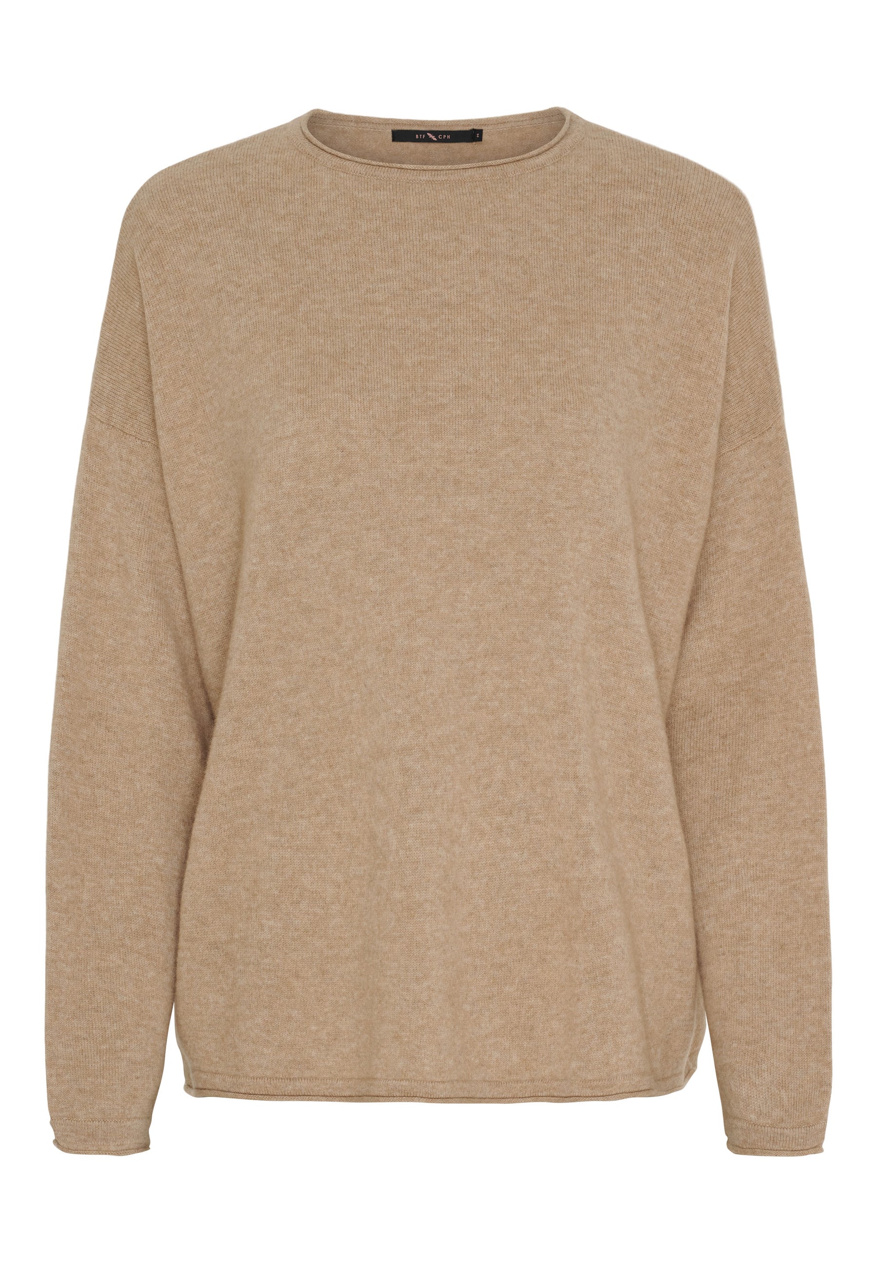 BTFCPH BTFLYRA Cashmere Pullover Pullovers Light Camel Melange