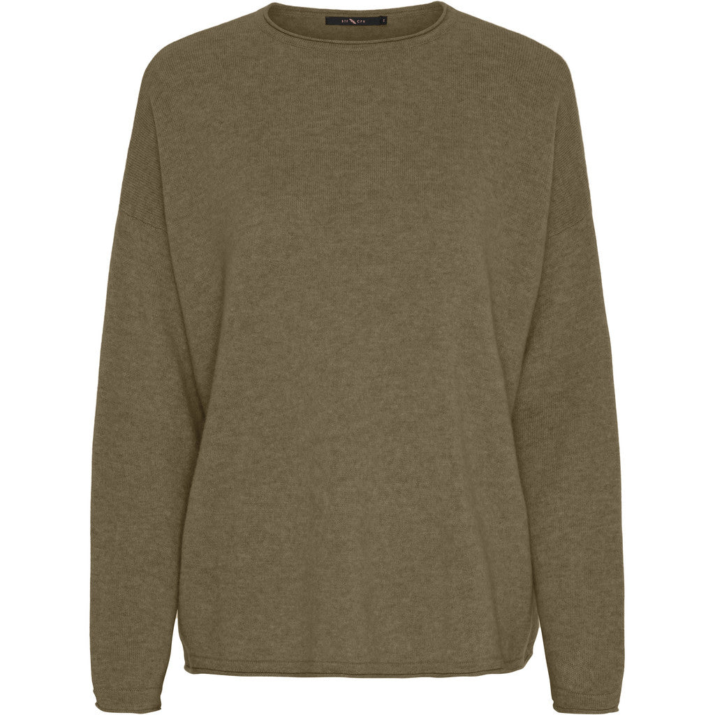 BTFCPH BTFLYRA Cashmere Pullover Pullovers Olive Brown Melange