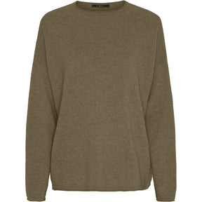BTFCPH BTFLYRA Cashmere Pullover Pullovers Olive Brown Melange