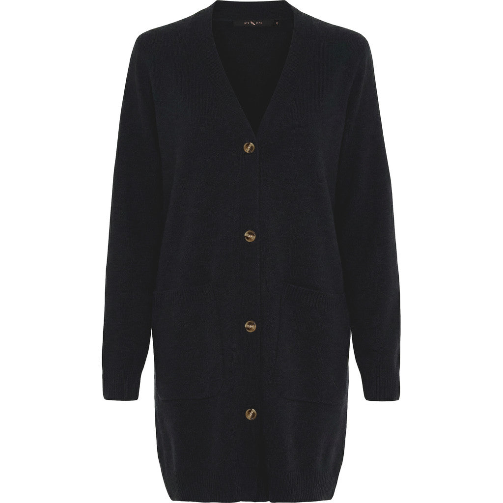 BTFCPH BTFMALINA Cashmere Cardigan Cardigans Sort