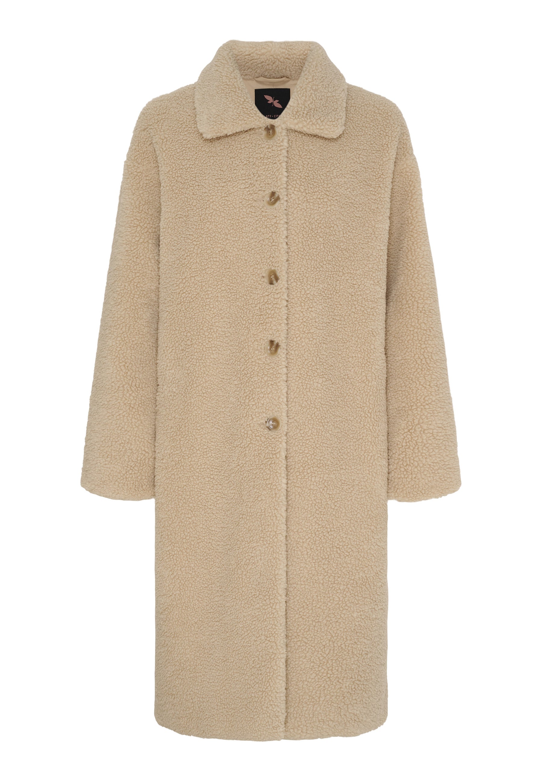 BTFCPH BTFMARGOT Teddyjakke Frakker Beige