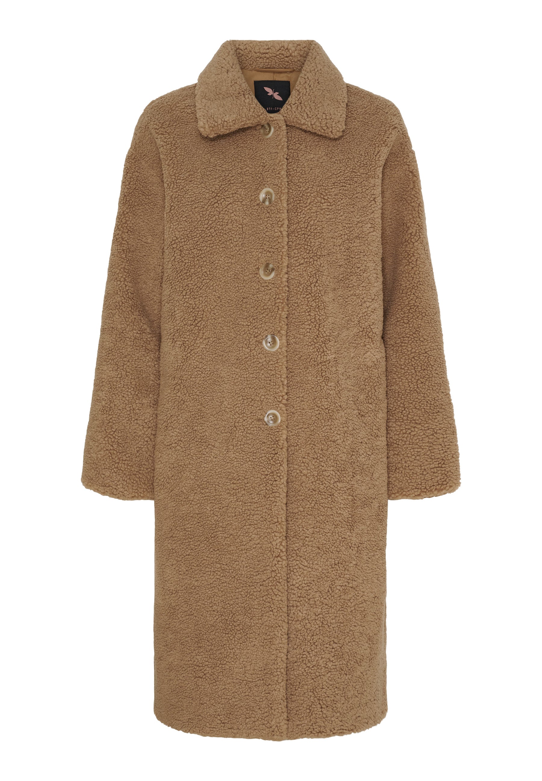 BTFCPH BTFMARGOT Teddyjakke Frakker Beige