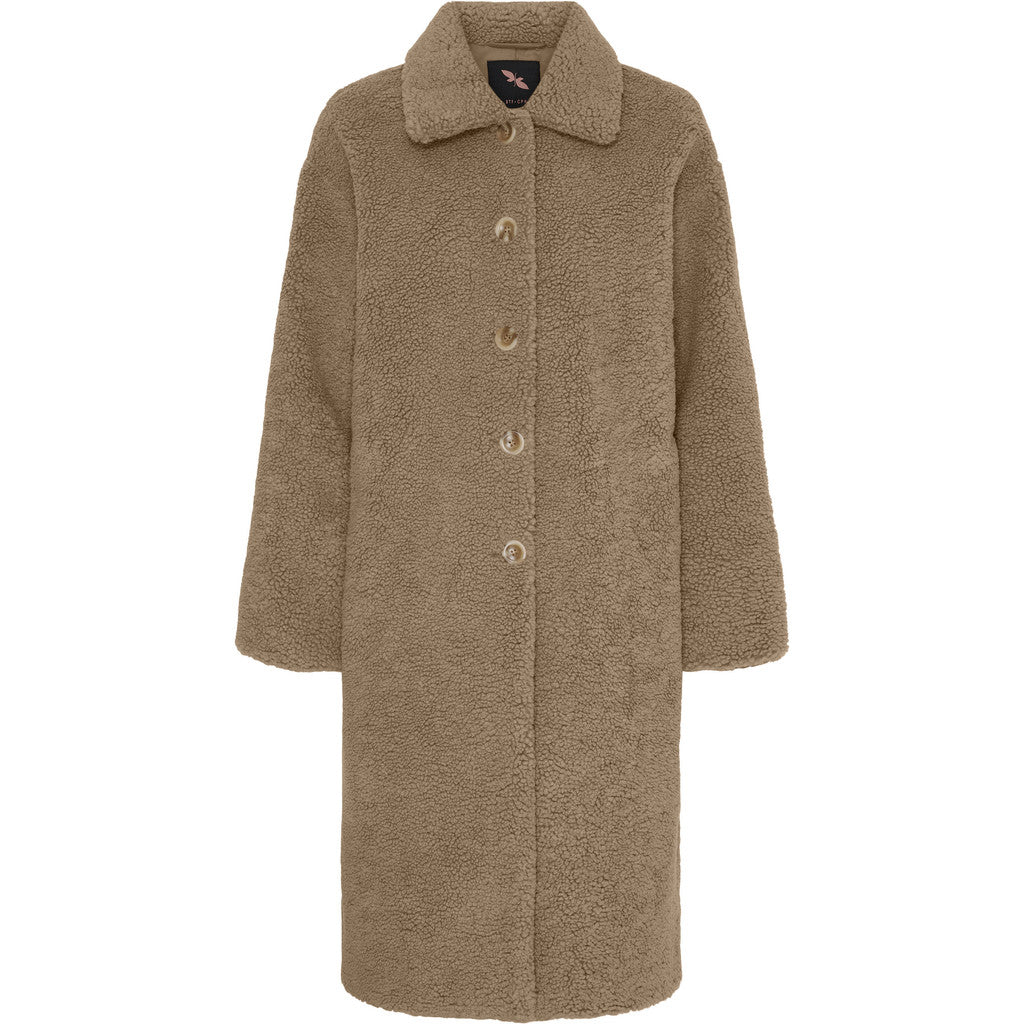 BTFCPH BTFMARGOT Teddy Coat Frakker Brun
