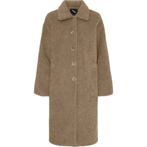 BTFCPH BTFMARGOT Teddy Coat Frakker Brun