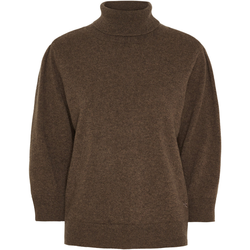 BTFCPH BTFMARIE Pure Cashmere Pullover Pullovers Dark Brown Melange