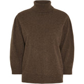 BTFCPH BTFMARIE Pure Cashmere Pullover Pullovers Dark Brown Melange