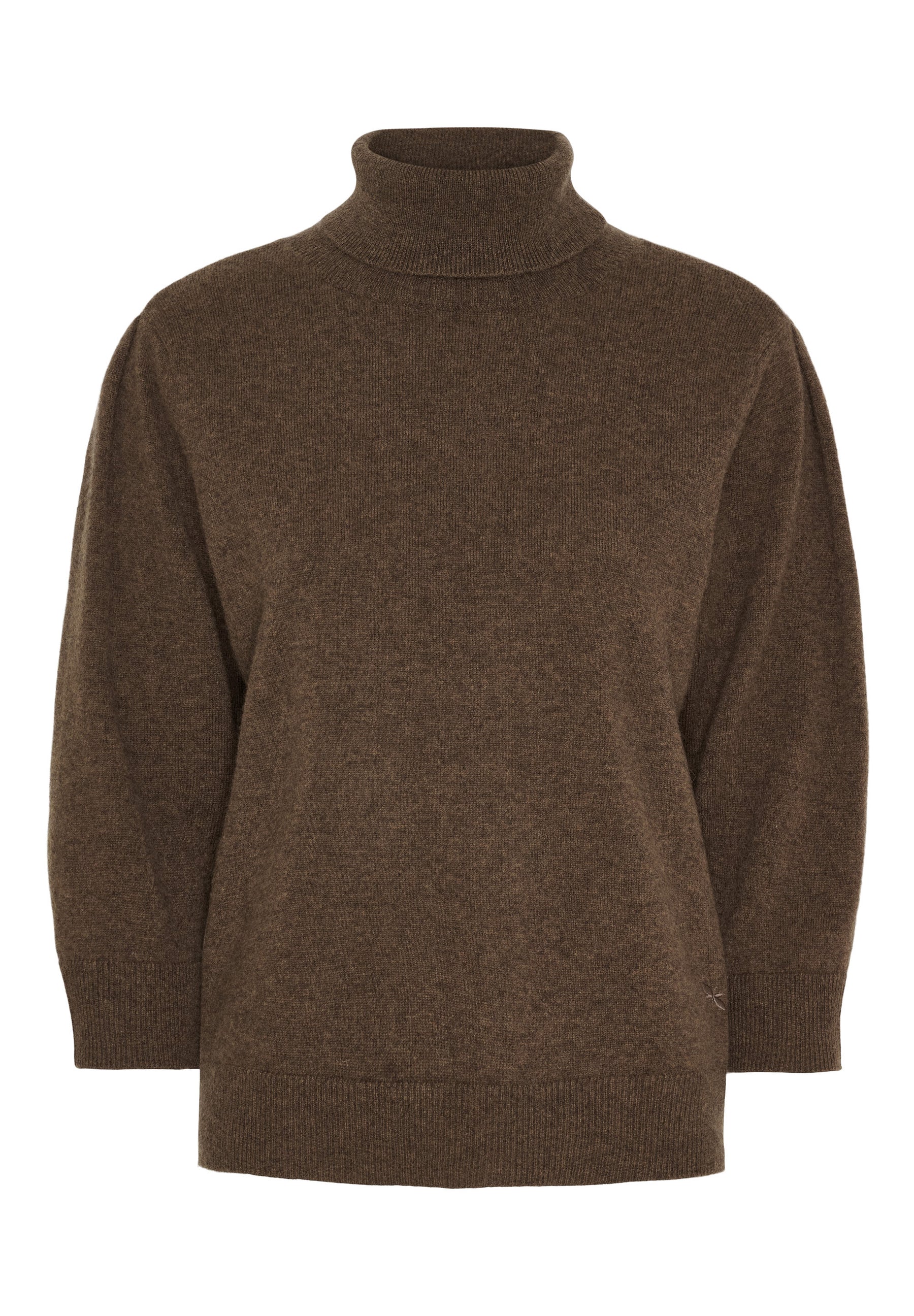 BTFCPH BTFMARIE Pure Cashmere Pullover Pullovers Dark Brown Melange