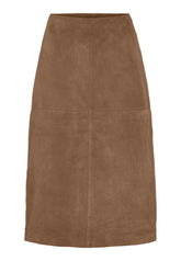 BTFCPH BTFMIRANDA Nederdel i ruskind Nederdele Nude Brown