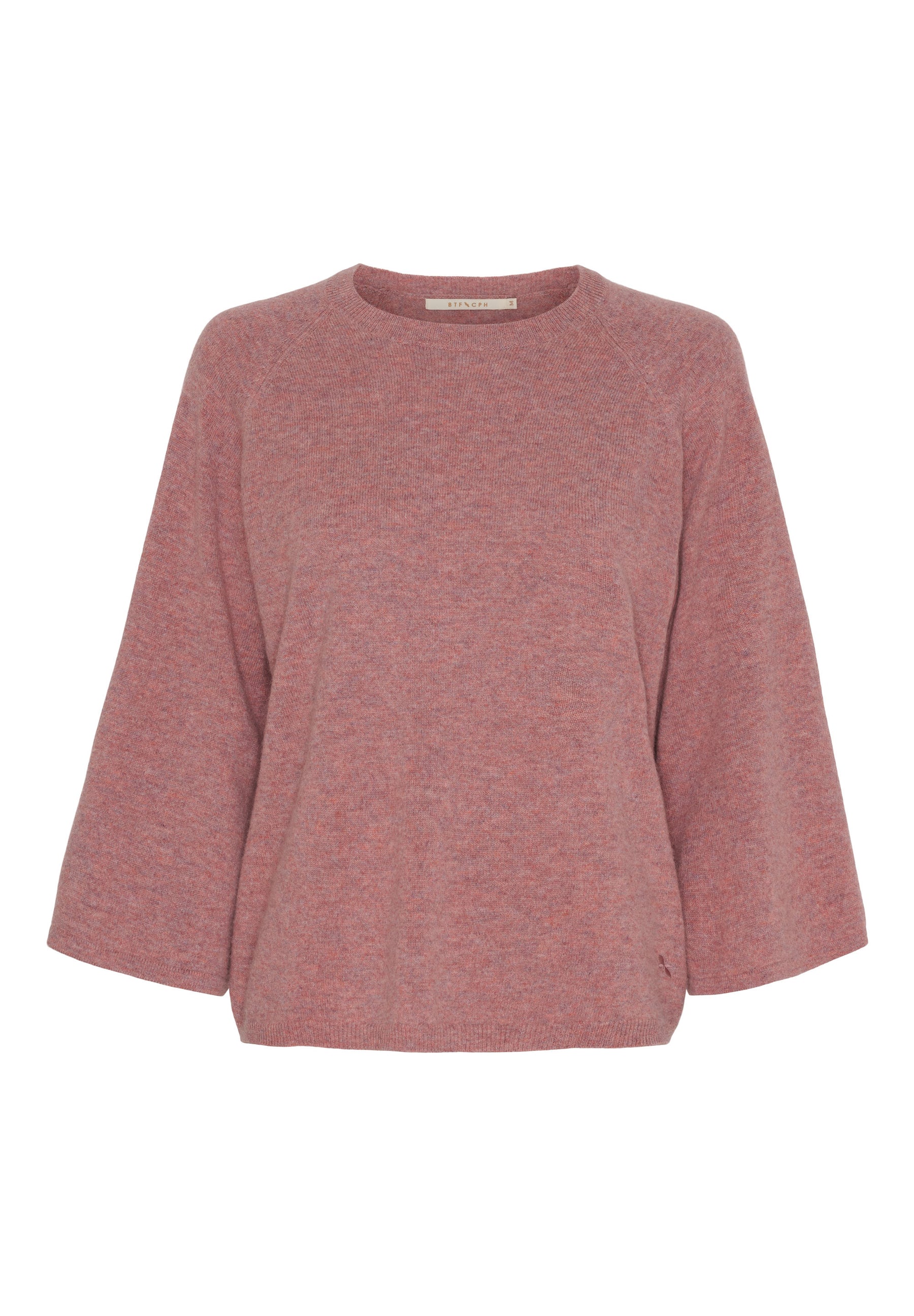 BTFCPH BTFMONICA Pure Cashmere Pullover Pullovers Dusty Pink Melange