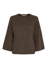 BTFCPH BTFMONICA Pure Cashmere Pullover Pullovers Coffee Brown Melange