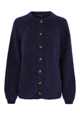 BTFCPH BTFNINA Cashmere cardigan med vaskebjørnsgarn Cardigans Blå