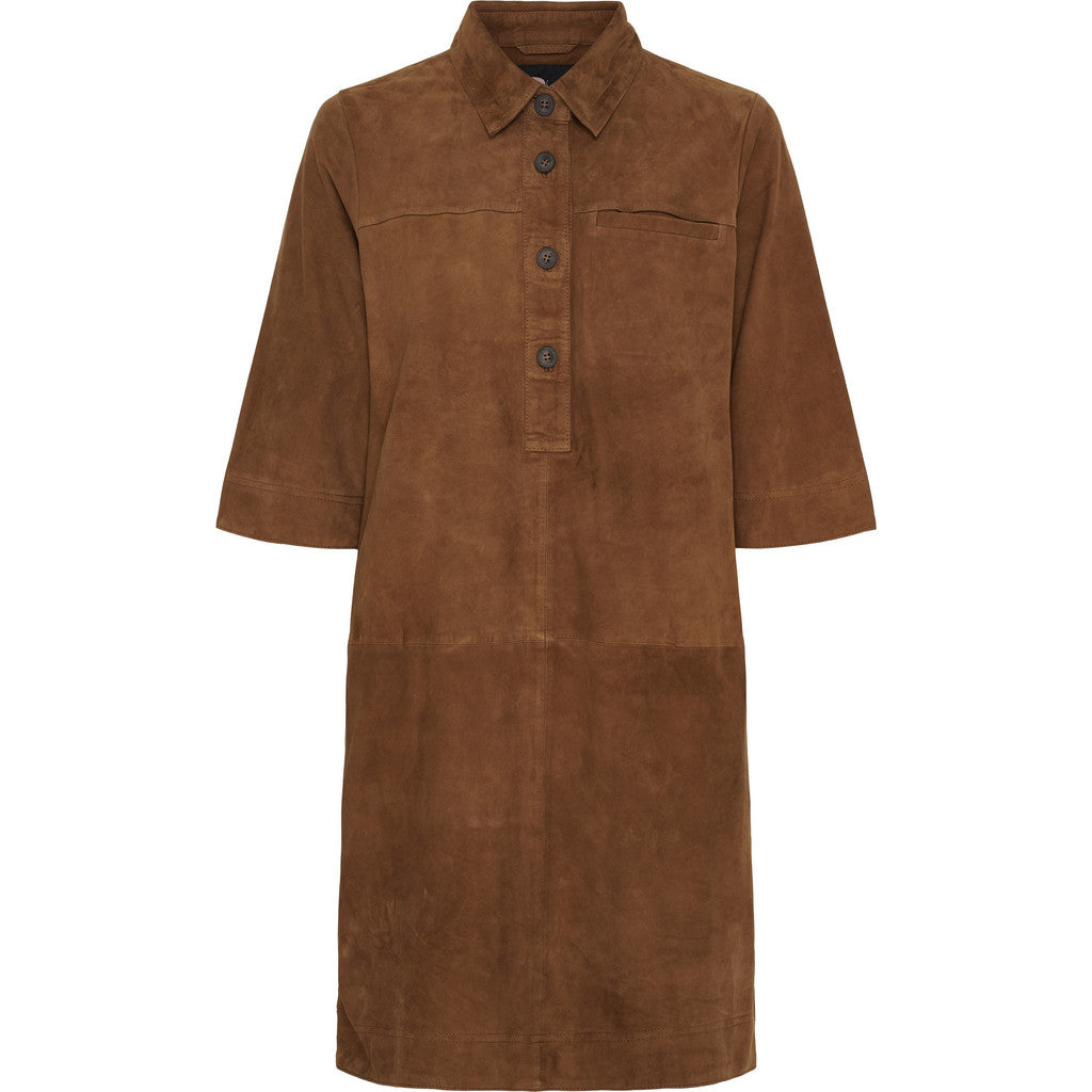 BTFCPH BTFNORA Suede Dress Kjoler Brun
