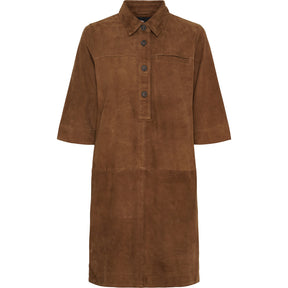 BTFCPH BTFNORA Suede Dress Kjoler Brun